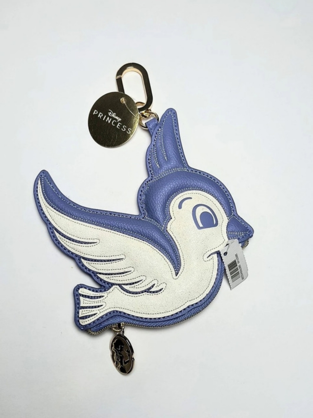 Bath & Body Works Disney Snow White Bird Mini Coin Blue&White Bag NWT
